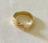 Victorian Inspired 14K Wrapped Hand Ring