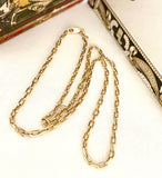 Petite 14K Gold Paperclip Chain