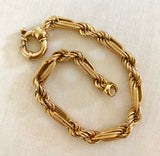 Wonderful 14K Rope Link Gold Bracelet