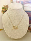 Iconic 70's 14K Love Nameplate Necklace