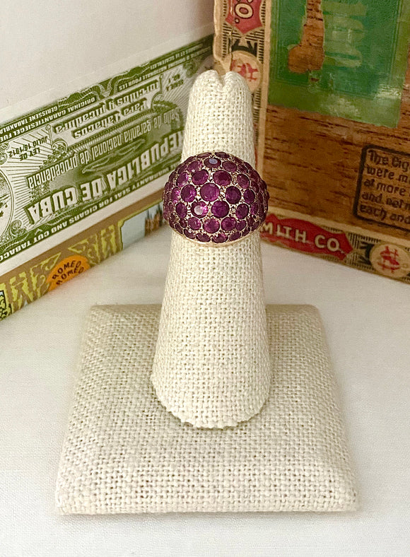 Ruby Dome Statement Ring