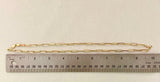 Solid 14K Gold Medium Sized Paperclip Chain