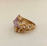 Stunning Vintage Diamond and Lavender Pearl Ring